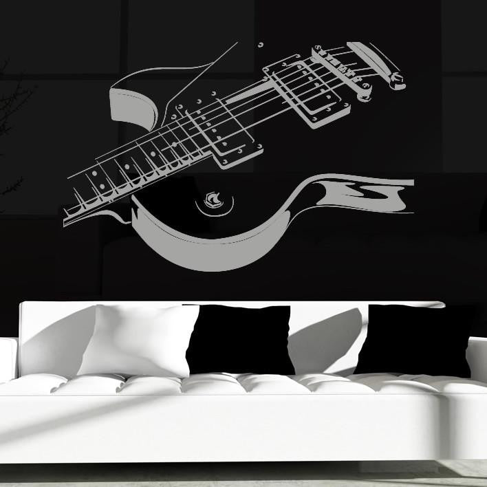 Les Paul Electric Guitar Wall Art Sticker | Apex Stickers