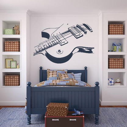 Les Paul Electric Guitar Wall Art Sticker | Apex Stickers