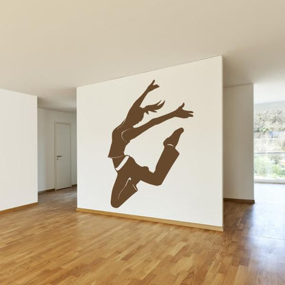 Springing Dancer Wall Art Sticker | Apex Stickers