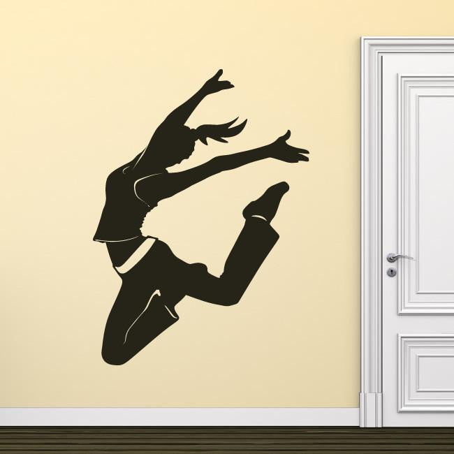 Springing Dancer Wall Art Sticker | Apex Stickers