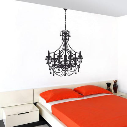 Old Fashioned Chandelier Wall Art Sticker | Apex Stickers