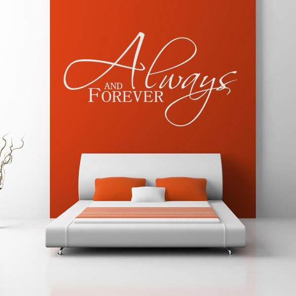 Always and Forever Wall Art Sticker | Apex Stickers