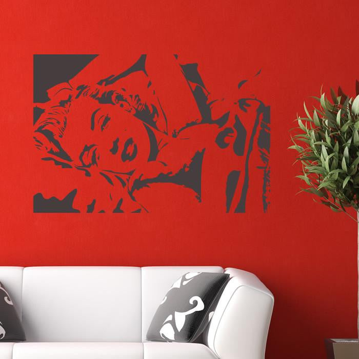 Marilyn Monroe Reclining Wall Art Sticker | Apex Stickers