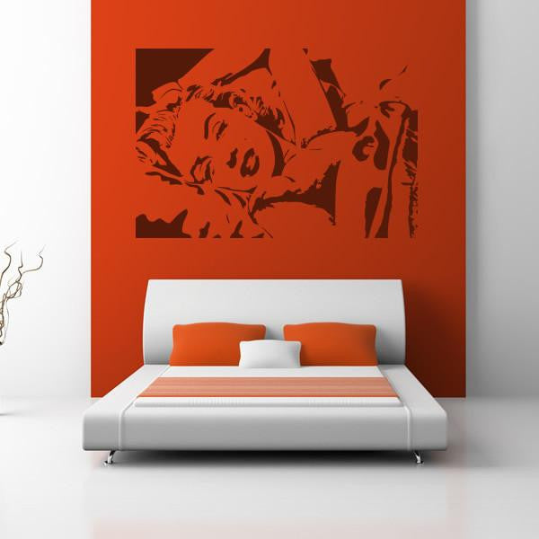 Marilyn Monroe Reclining Wall Art Sticker | Apex Stickers