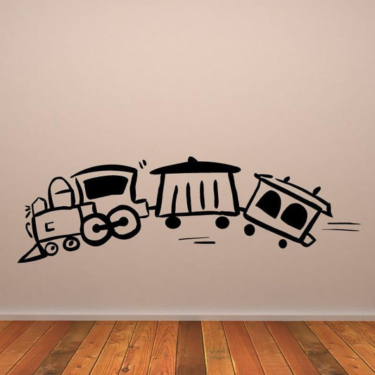 Childs Train Wall Art Sticker | Apex Stickers