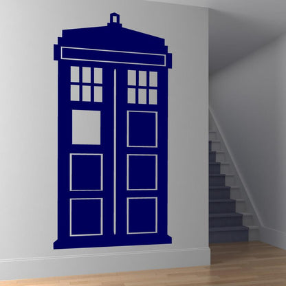 Dr Who Tardis Police Box Wall Art Sticker | Apex Stickers