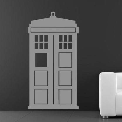 Dr Who Tardis Police Box Wall Art Sticker | Apex Stickers