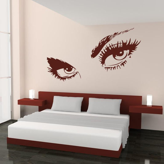 Audrey Hepburn's Eyes Wall Art Sticker | Apex Stickers