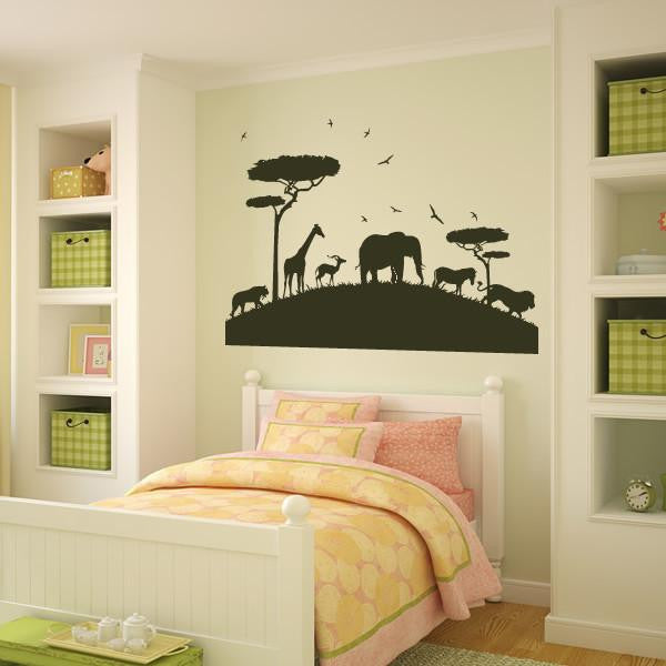 African Animals Safari Wall Art Sticker | Apex Stickers