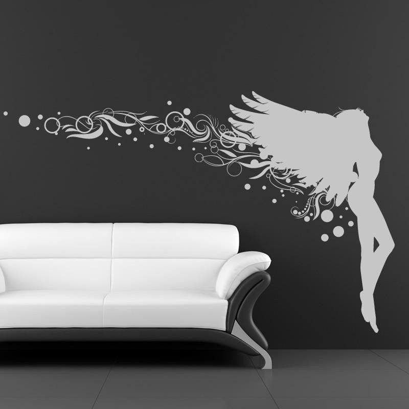 Angel Fairy Embellished Wall Art Sticker | Apex Stickers