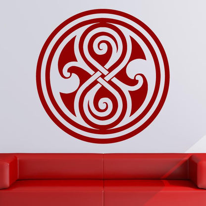 Dr Who Gallifrey Symbol Wall Art Sticker | Apex Stickers