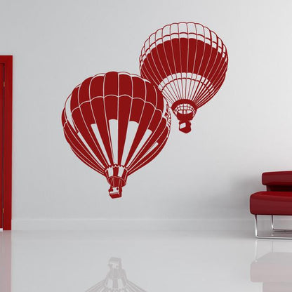 Hot Air Balloons Wall Art Sticker | Apex Stickers