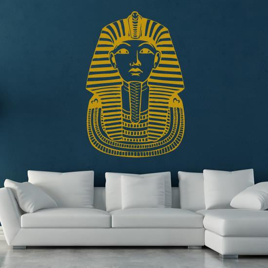 Tutankhamun Pharaoh Burial Mask Wall Art Sticker | Apex Stickers