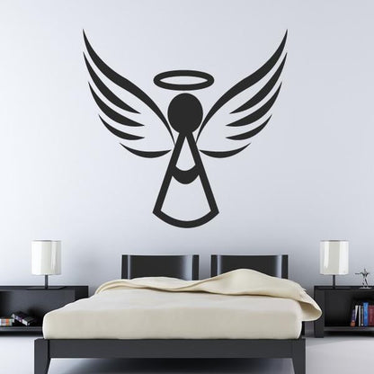 Angel Gabriel Christmas Wall Art Sticker | Apex Stickers