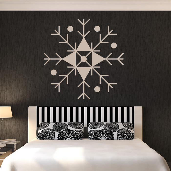 Christmas Snowflake Wall Art Sticker | Apex Stickers