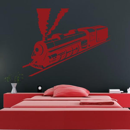 Steam Engine Train Wall Art Sticker | Apex Stickers