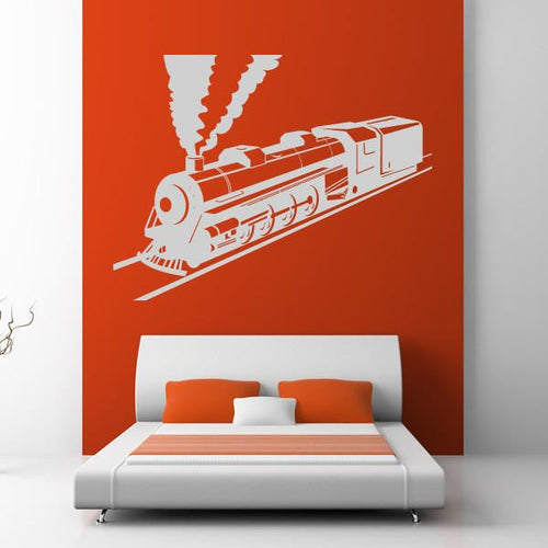 Steam Engine Train Wall Art Sticker | Apex Stickers