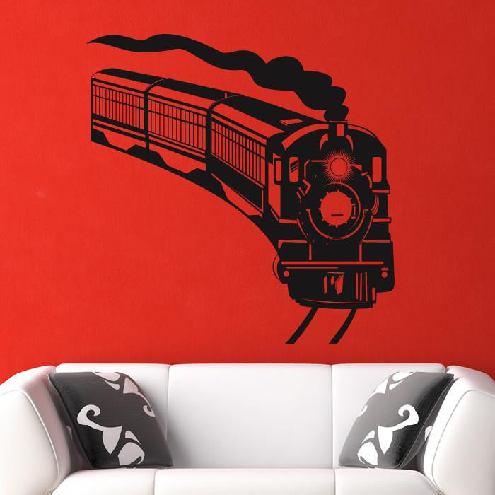 Steam Engine Train Wall Art Sticker | Apex Stickers