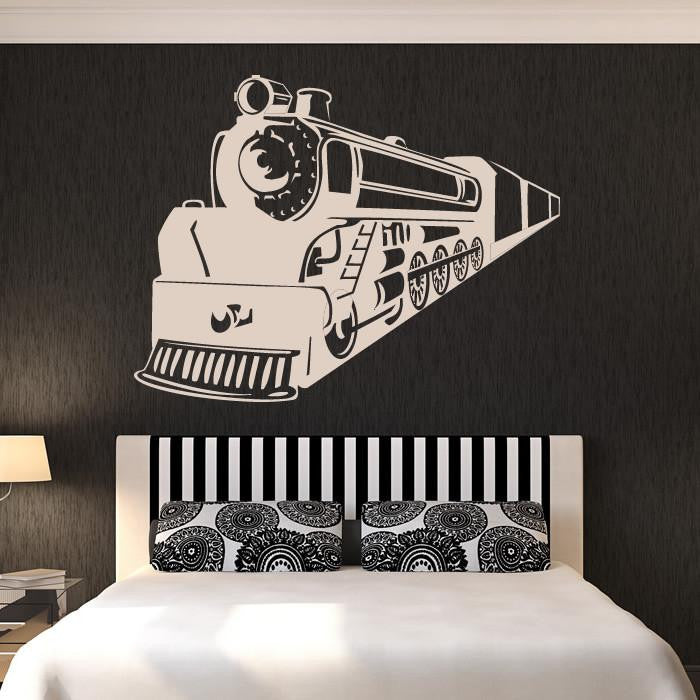 Steam Engine Train Wall Art Sticker | Apex Stickers