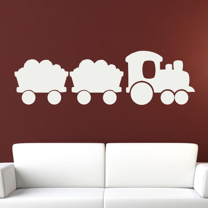 Kids Steam Engine Train Wall Art Sticker | Apex Stickers