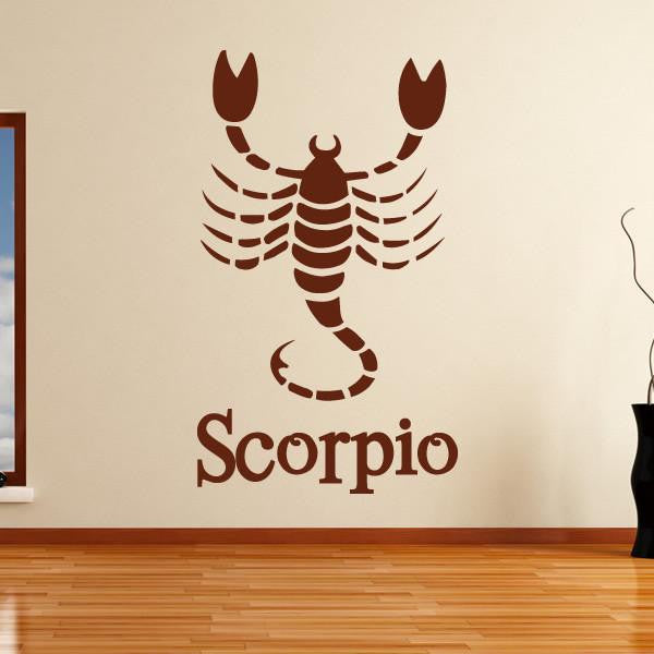 Scorpio Zodiac Star Sign Horoscope Wall Art Sticker | Apex Stickers