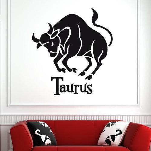 Taurus Zodiac Star Sign Horoscope Wall Art Sticker | Apex Stickers