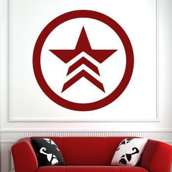 Mass Effect Renegade Computer Game Logo Wall Art Sticker | Apex Stickers