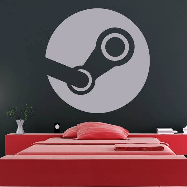 Steam Logo Wall Art Sticker | Apex Stickers