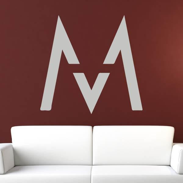 Maroon 5 M Band Logo Wall Art Sticker | Apex Stickers