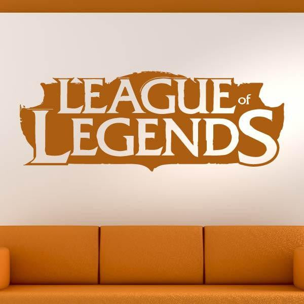 League of Legends LoL Old Logo Wall Art Sticker | Apex Stickers