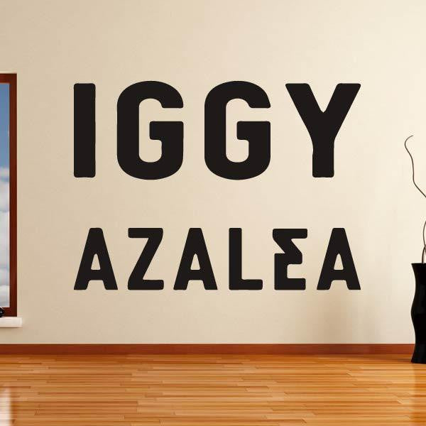 Iggy Azalea Singer Logo Wall Art Sticker | Apex Stickers