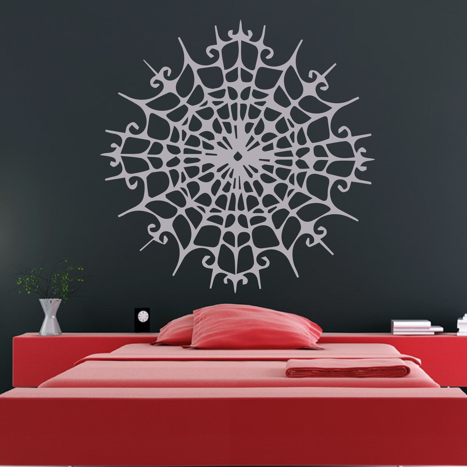 Creepy Spider Web Wall Art Sticker | Apex Stickers