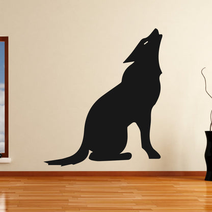 Wolf Howling Halloween Werewolf Horror Wall Art Sticker | Apex Stickers