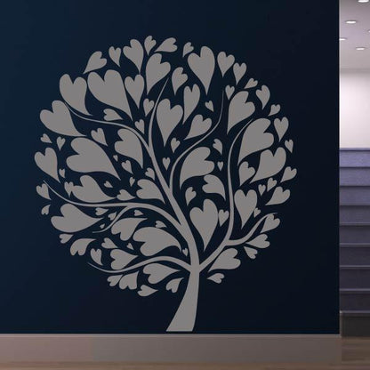 Love Heart Tree Wall Art Sticker | Apex Stickers