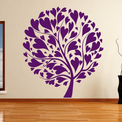 Love Heart Tree Wall Art Sticker | Apex Stickers