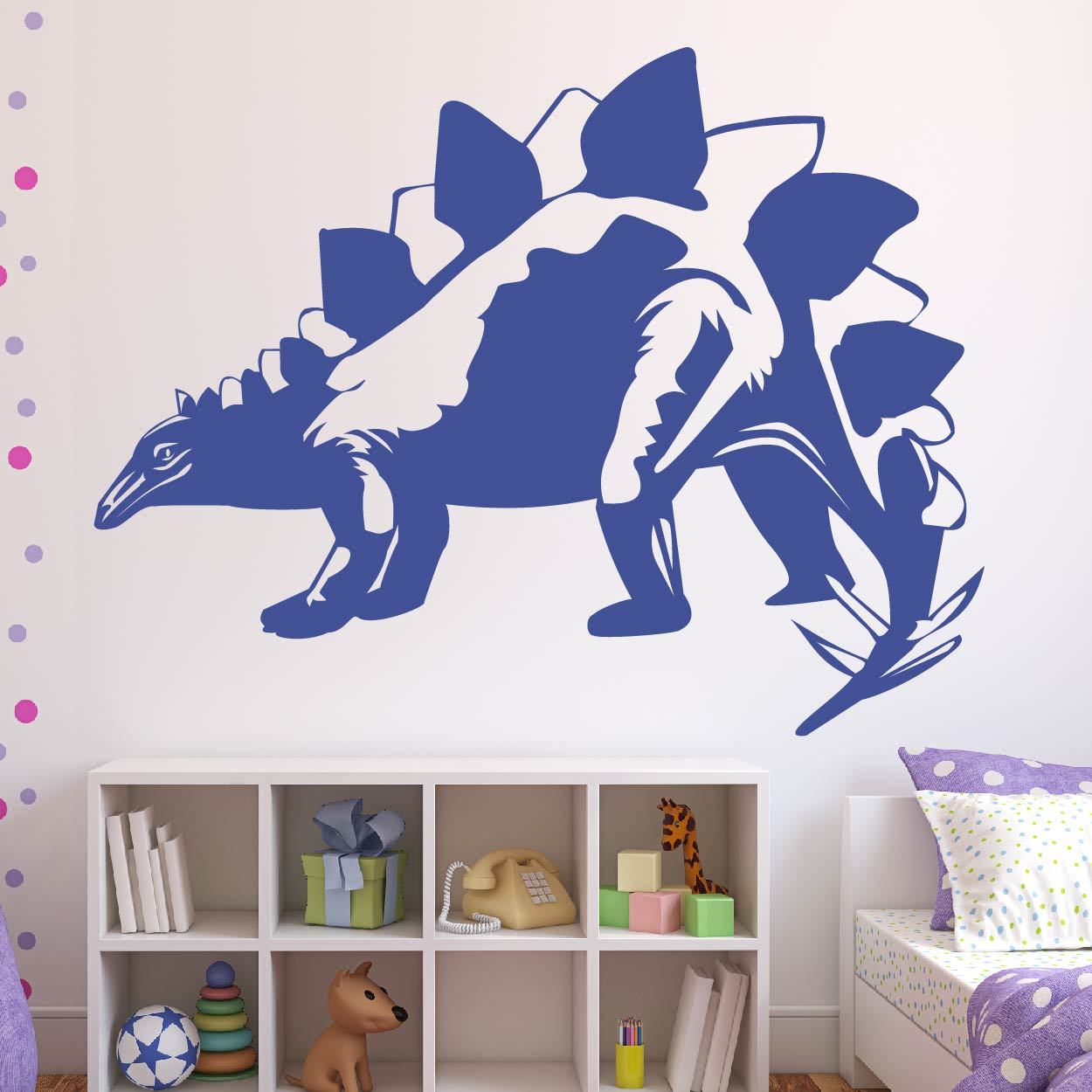 Stegosaurus Dinosaur Wall Sticker | Apex Stickers