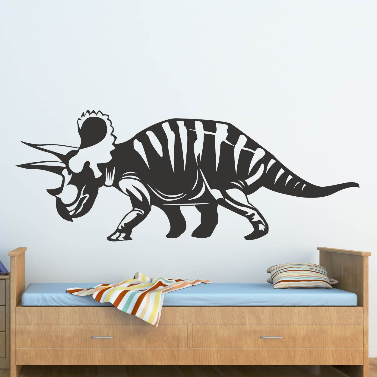 Triceratops Dinosaur Wall Sticker | Apex Stickers