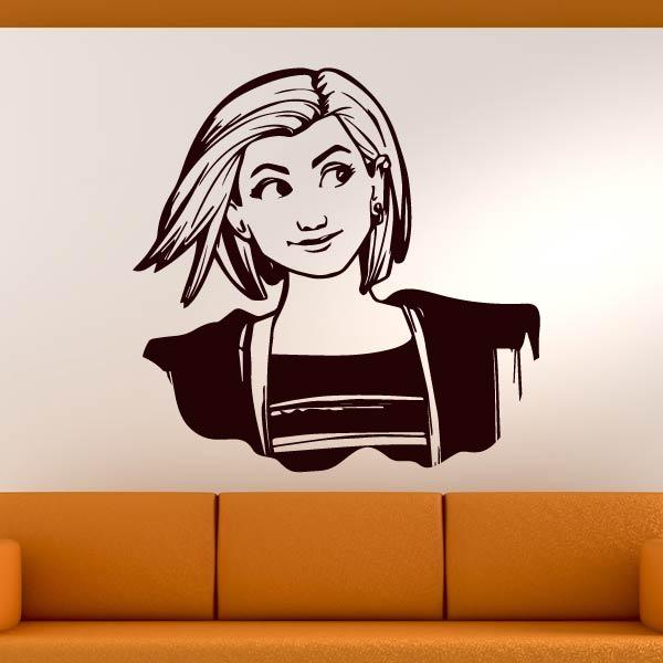 Jodie Whittaker Doctor Who Portrait Wall Art Sticker | Apex Stickers