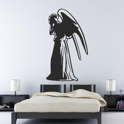 Doctor Who Weeping Angel Wall Art Sticker | Apex Stickers