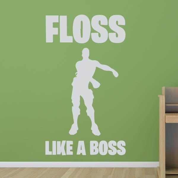 Fortnite Floss Like a Boss Wall Sticker | Apex Stickers