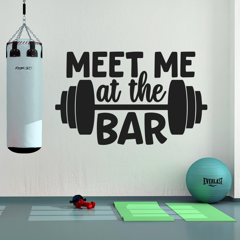 Meet Me At The Bar Wall Sticker | Apex Stickers