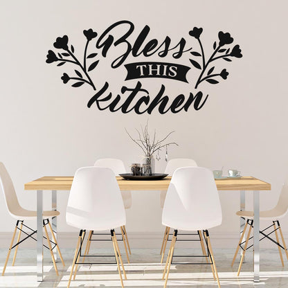 Bless This Kitchen Wall Sticker | Apex Stickers