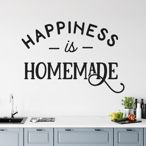 Happiness Is Homemade Wall Sticker | Apex Stickers