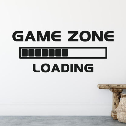 Game Zone Loading Wall Sticker | Apex Stickers