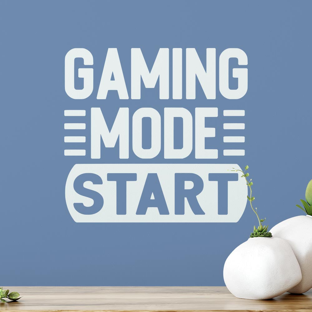 Gaming Mode Start Wall Sticker | Apex Stickers