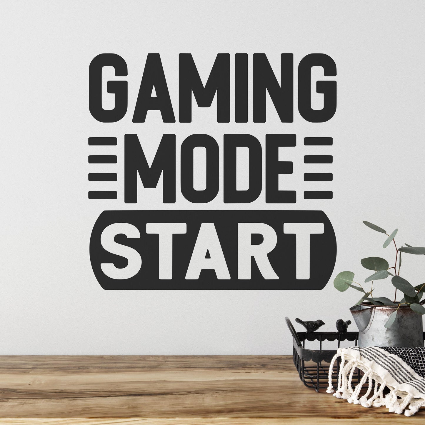 Gaming Mode Start Wall Sticker | Apex Stickers