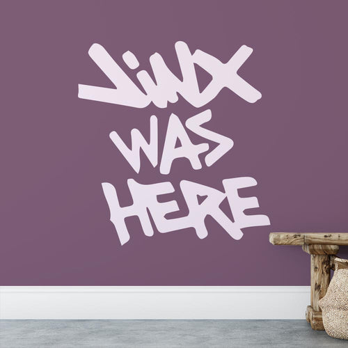 League of Legends Jinx Was Here Wall Sticker | Apex Stickers