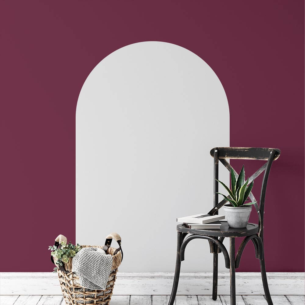 Arch Shape Colour Block Wall Sticker | Apex Stickers