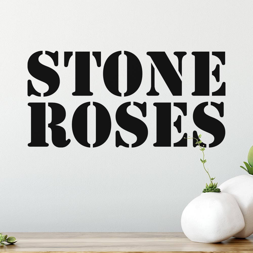 Stone Roses Band Logo Wall Sticker | Apex Stickers