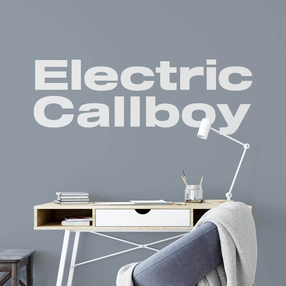 Electric Callboy Band Logo Wall Sticker | Apex Stickers